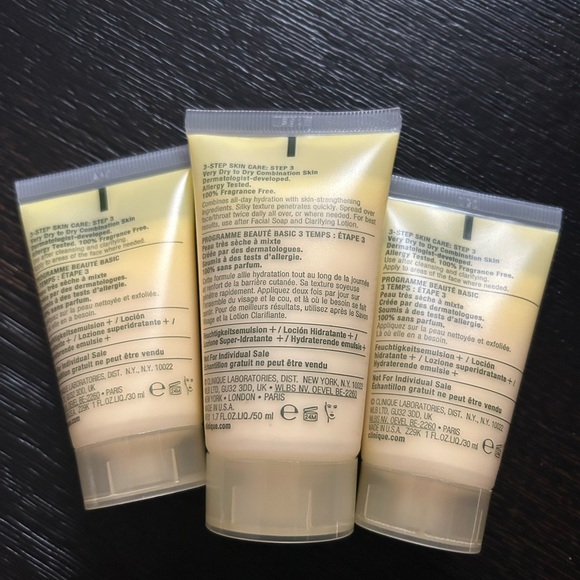 NEW Lot 3 Clinique Dramatically Different Moisturizing Lotion 1.7 & 1 oz Travel - Picture 3 of 3